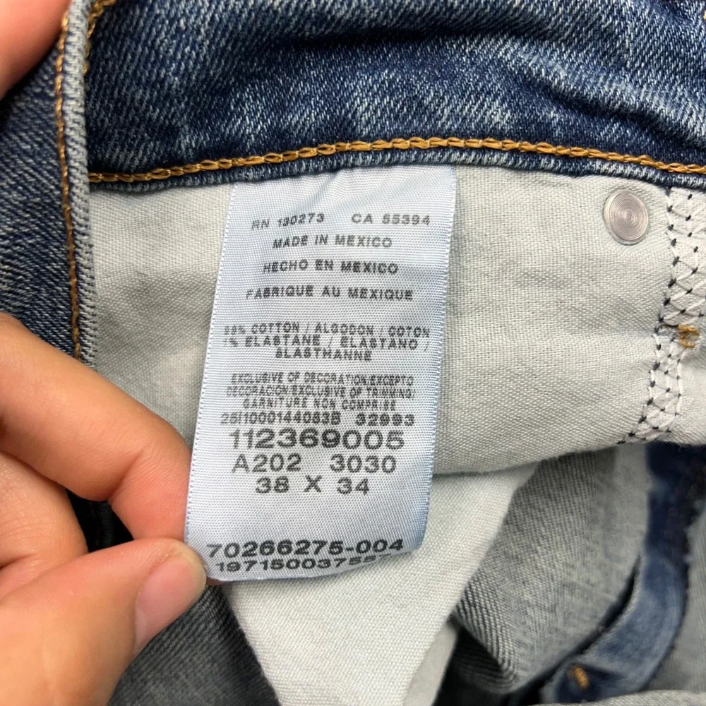 Wrangler 20X 01 Competition Relaxed Jeans Cody Johnson Blue 38x34 112369005